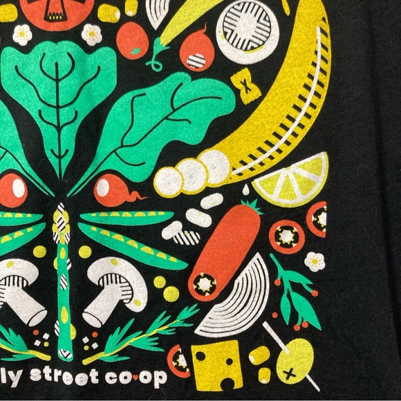 Willy Street Co-Op Madison Wisconsin Grocery Sz L Vegetable Organic T Shirt Tee - Picture 6 of 13
